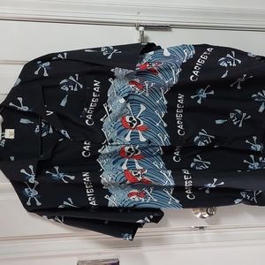 Caribbean Pirate Skull Shirt